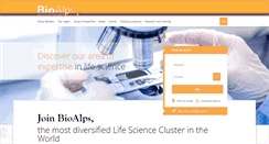 Desktop Screenshot of bioalps.org