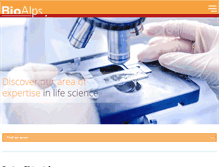 Tablet Screenshot of bioalps.org